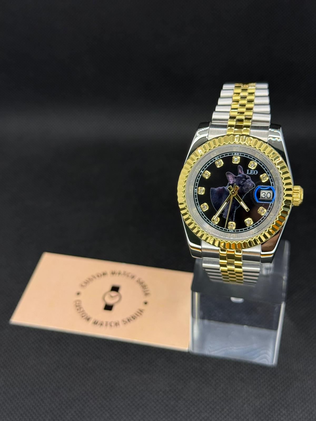 DATEJUST CUSTOM DIAL, GOLD TWO-TONE